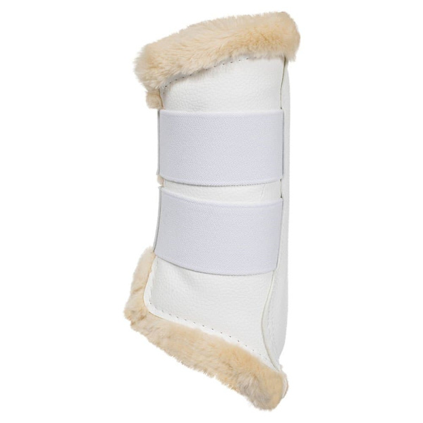 Acavallo Eco-leather&faux Sheepskin Jännekiinnikkeet Valkoinen XL