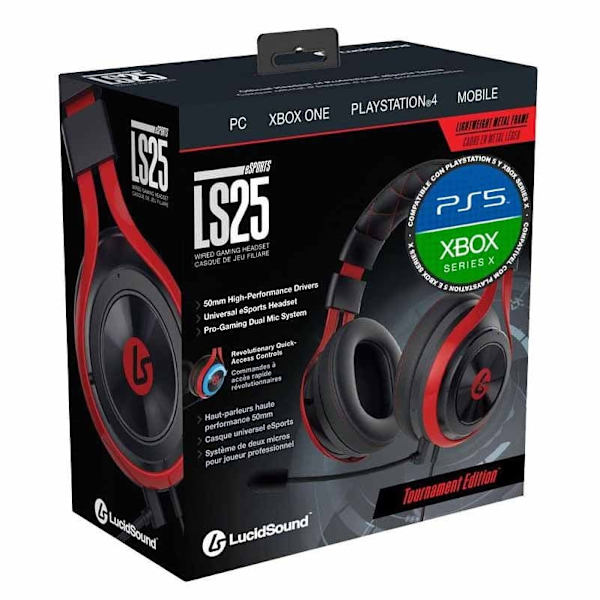 Lucidsound Gaming Headset Ls25 E-sports Sort