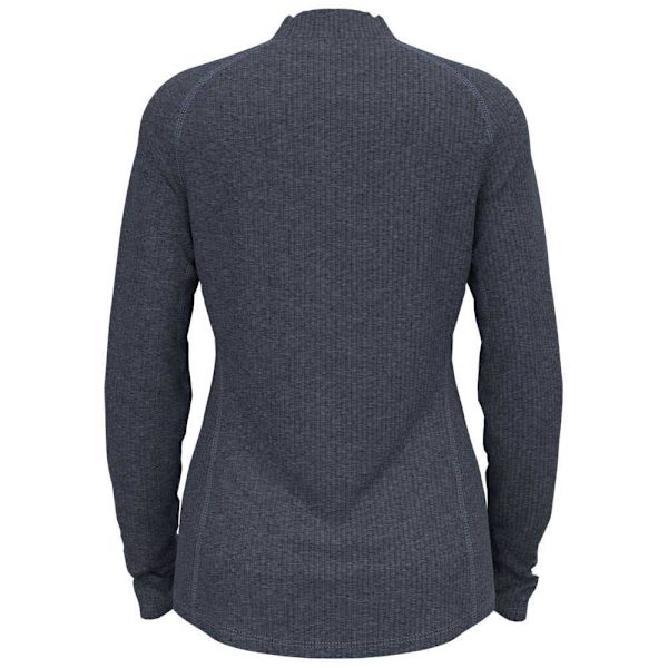 Odlo Full Dragkedja Fleece Fli Blå S Kvinna