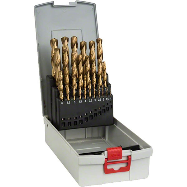 Bosch Professional Metallborrset Hss-tin 1-13 25 Enheter Guld