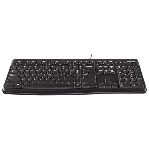 Logitech Mus Og Tastatur Mk120 Sort Spanish QWERTY Sort
