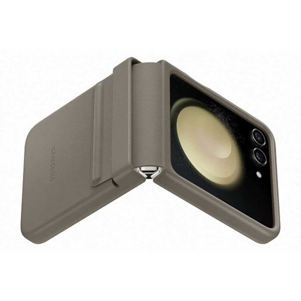 Samsung Galaxy Fold I Läder Eco 5 Fall Beige
