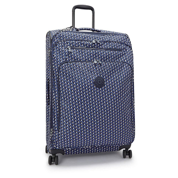 Kipling New Youri Spin L 100l Kuffert Med Hjul Blå