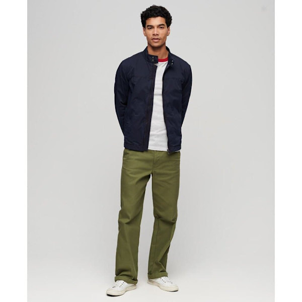 Superdry Lättviktsjacka Classic Harrington Blå L Man