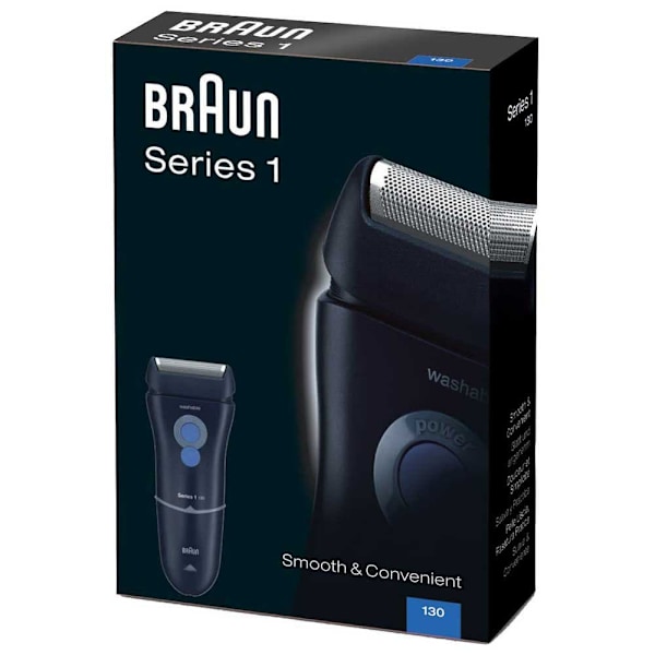 Braun Parranajokone 130 Series 1 Sininen,Musta