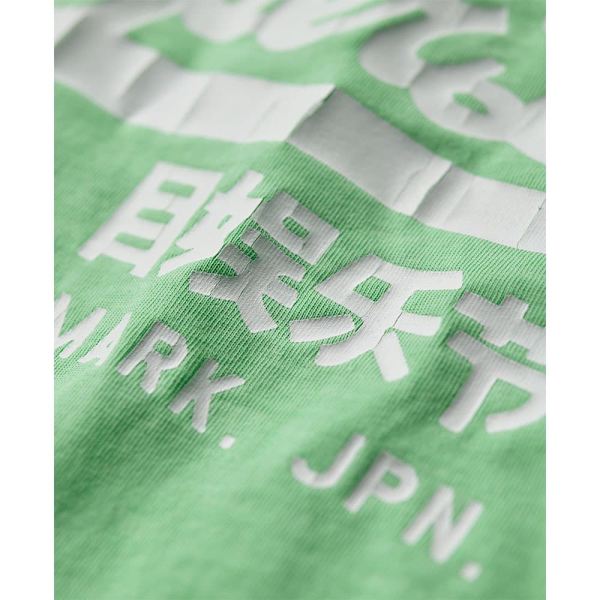 Superdry Neon Vl Graphic Fitted Ub T-shirt Med Korta ärmar Grönt M Kvinna
