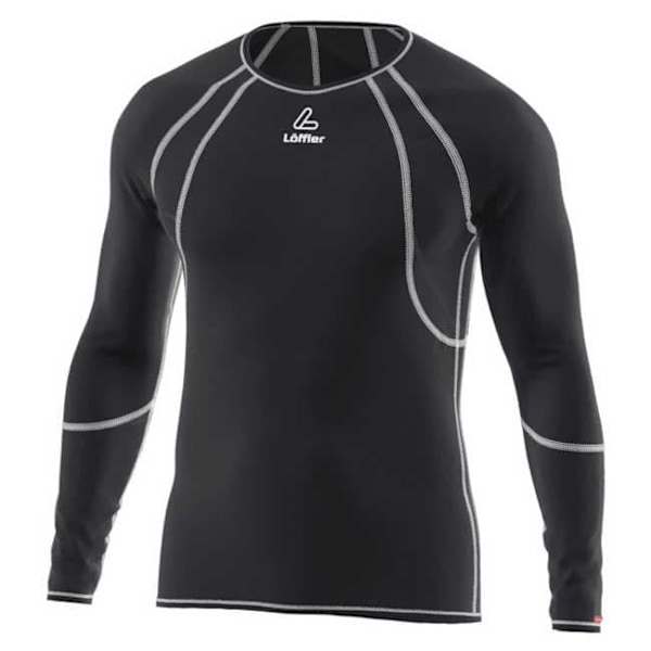 Loeffler Airvent Transtex® Light Langærmet Baselayer Sort 54 Mand