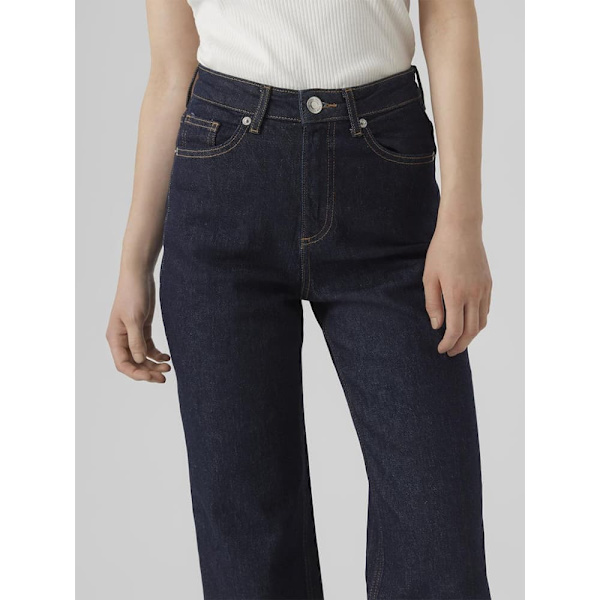 Vero Moda Tessa Wide Ra369 Højtaljede Jeans Blå 29 / 32 Kvinde