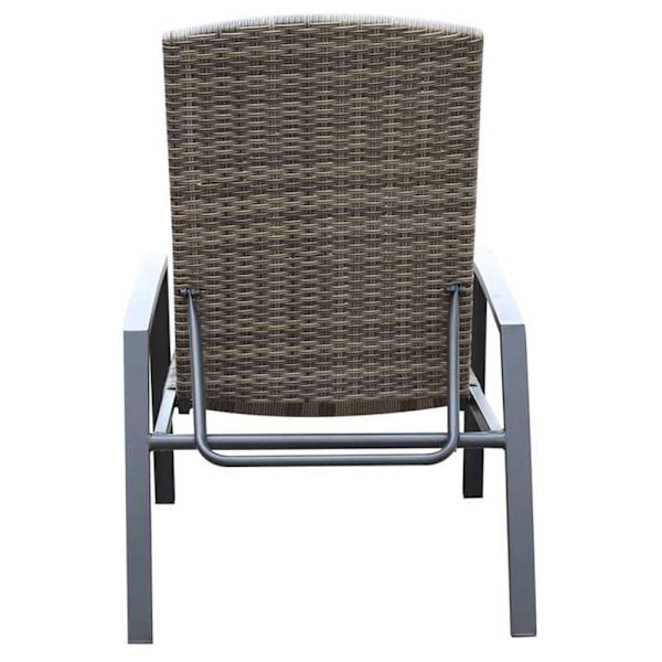 Chillvert Solstol I Stål Cozumel 190x63x50cm Grå