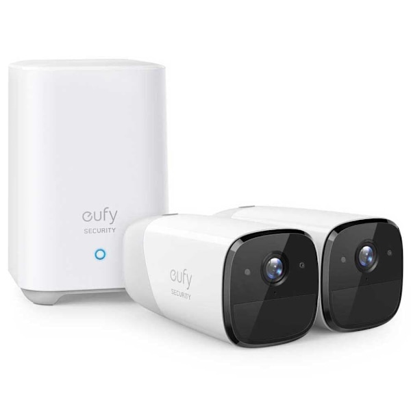 Eufy Videoovervågningssæt T88513d1 Transparent Hvid