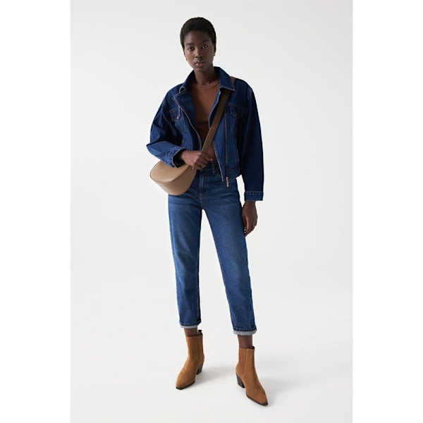 Salsa Jeans Jeansjacka 21007037 Blå M Kvinna
