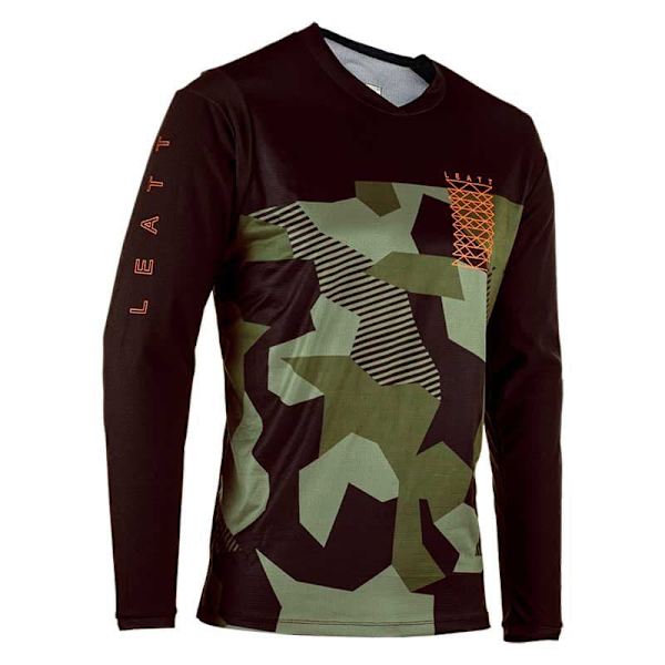 Leatt Pitkähihainen Enduro Jersey Gravity 3.0 Vihreä,Musta 2XL Mies