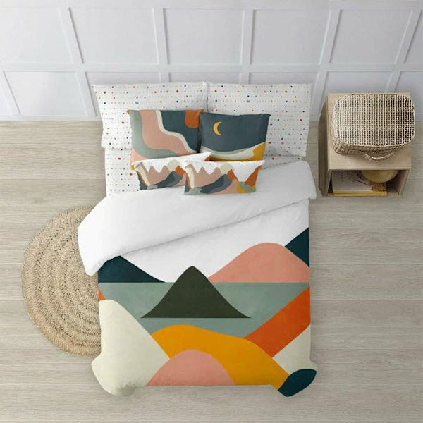 Muare Bomuld Nordic Cover Til Sahara 80x200 Cm
