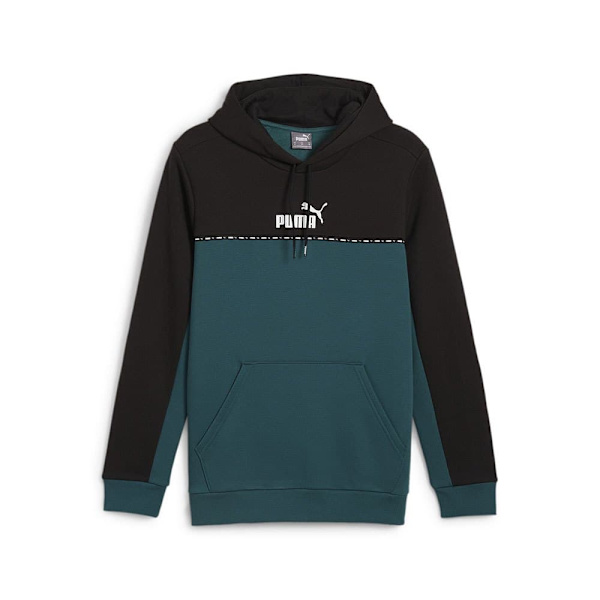 Puma Ess Block X Tape Hættetrøje Blå,Sort S Mand