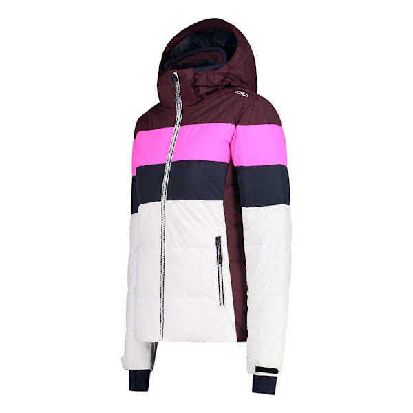 Cmp Jacka Zip Hood 32w0586 Vit,Rosa L Kvinna