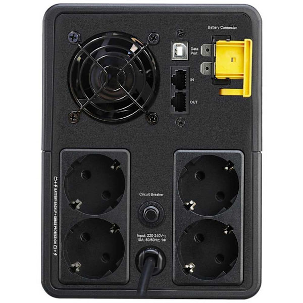 Apc Ups Back 2200va 230v Avr Schuko Sockets Sort