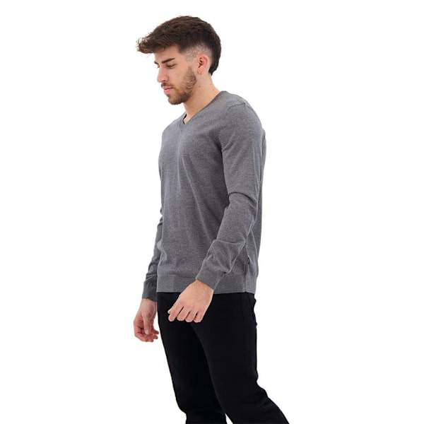 Boss V-hals Sweater Melba-p Grå XL Mand