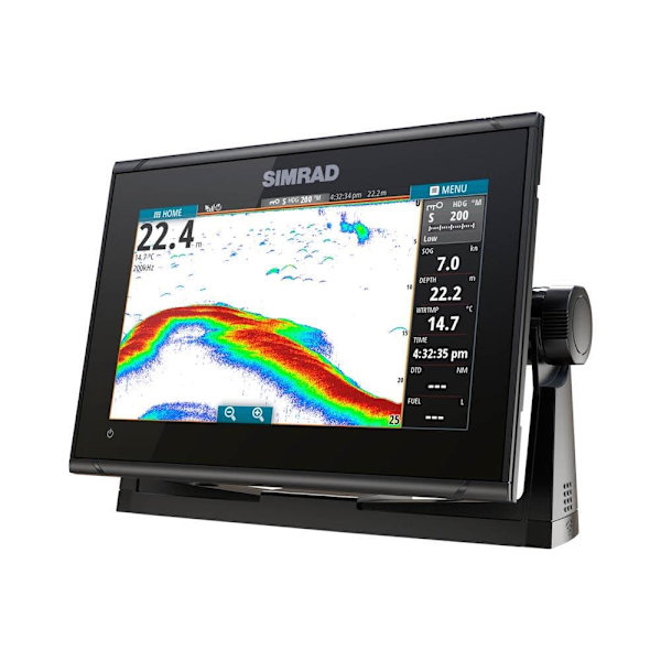 Simrad Med Givare Go9 Xse Row Med/hi/dwnscn Svart