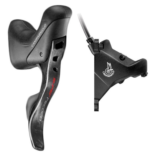Campagnolo Hydraulisk Ep Super Record 160 Mm Vänster Broms Hävstång Med Växlare Svart 2s