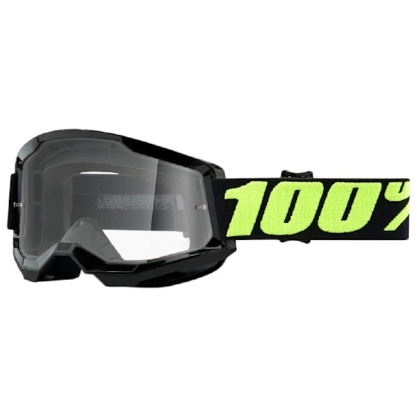 100percent Beskyttelsesbriller Strata 2 Sort Clear Mirror/CAT0
