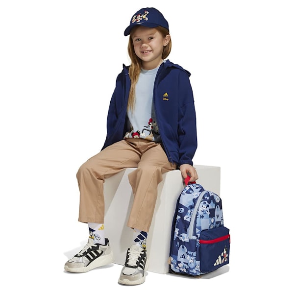 Adidas X Disney Mickey Mouse Sweatshirt Med Dragkedja Blå 7-8 Years Pojke