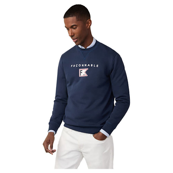 FaÇonnable Fm510238 Sweatshirt Blå L Mand