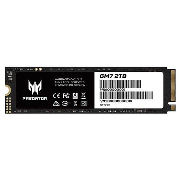 Acer Predator Memory Ram Ssd Gm7 2tb M.2 Nvme Pcie Gen 4x4