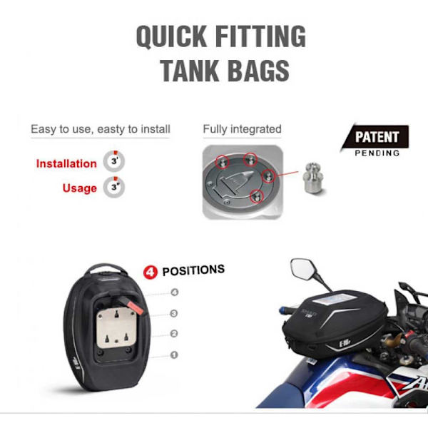 Shad Asennuslevy Pin System Bmw F650gs/f700gs/f800gs/f800gs Adventure Musta
