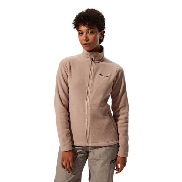 Berghaus Prism Ia Fleecejacka Med Dragkedja Beige 18 Kvinna
