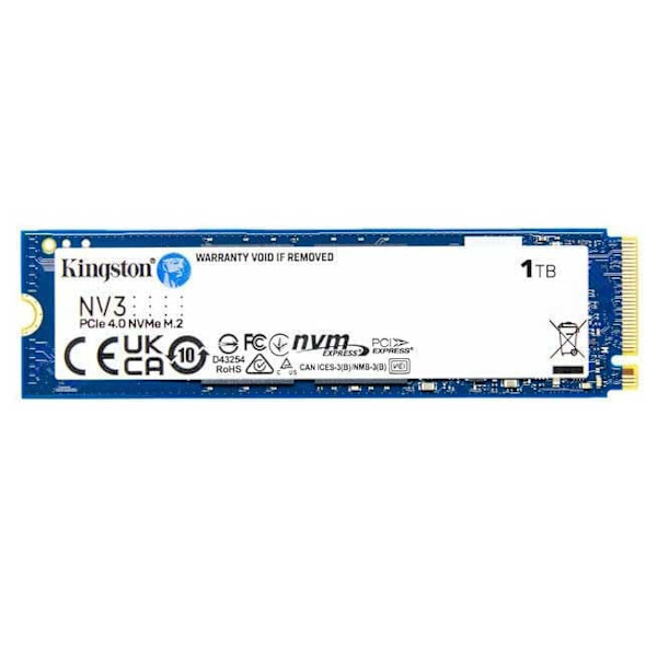 Kingston Nv3 Pci Express 4.0 Nvme 3d Nand 1tb Ssd M.2