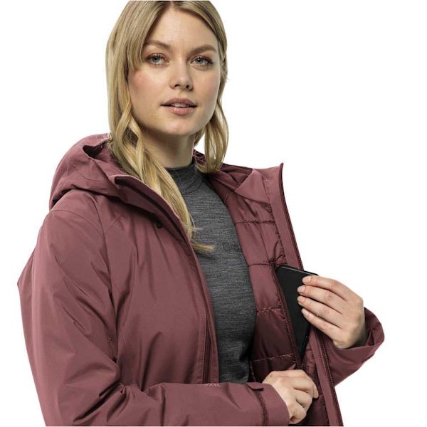 Jack Wolfskin Heidelstein Ins Takki Punainen XS Nainen