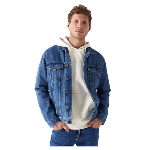 Salsa Jeans Denimjakke 21007203 Regular Fit Blå XL Mand