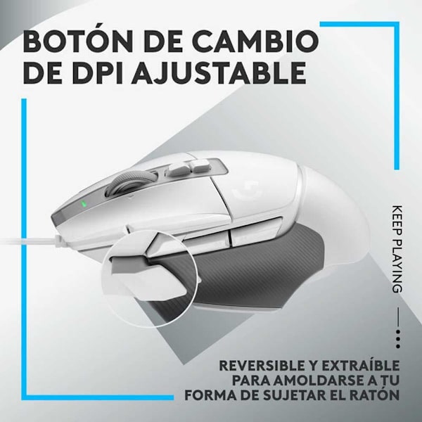 Logitech Gaming Mus G502 X Søvfarvet