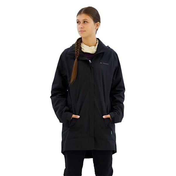 Vaude Escape Parka Sort 40 Kvinde