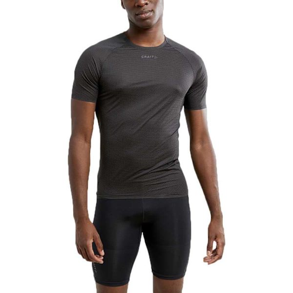 Craft Kortærmet T-shirt Pro Dry Nanoweight Sort L Mand
