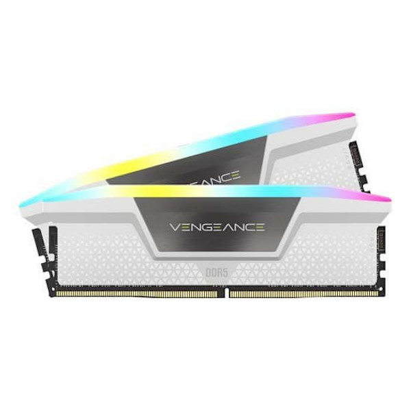 Corsair Hukommelse Ram Vengeance Rgb W C40 32gb 2x16gb Ddr5 5200mhz Søvfarvet