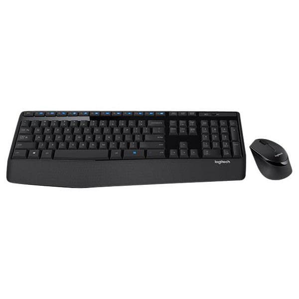 Logitech Trådløst Tastatur Og Mus Mk345 Sort US QWERTY Sort