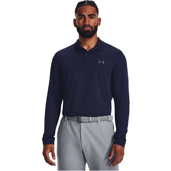 Under Armour Golf Långärmad Piké Performance 3.0 Blå M