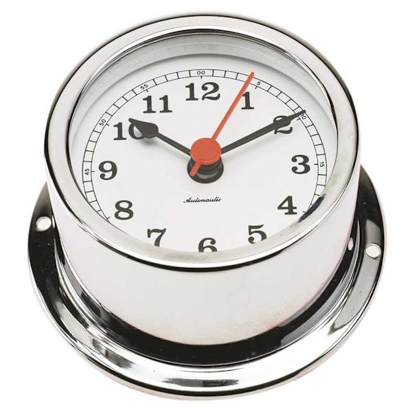 Autonautic Instrumental Nautisk Kvartsklocka R72c Silver