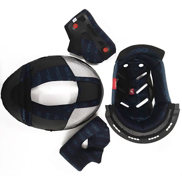 Mt Helmets Pad Liner Kit Ff103sv Kre Sv Sort S