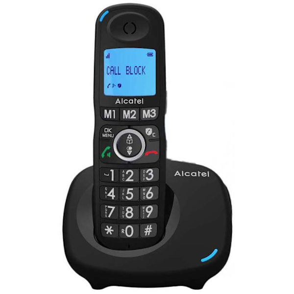 Alcatel Trådløs Fastnettelefon Dect Xl535 Sort Sort