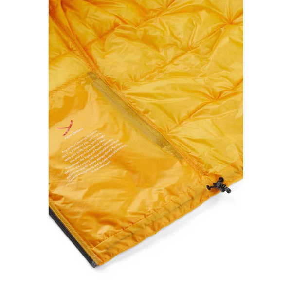Nordisk Lodur Ultralight Down Filled Shell Jacka Gul M Kvinna