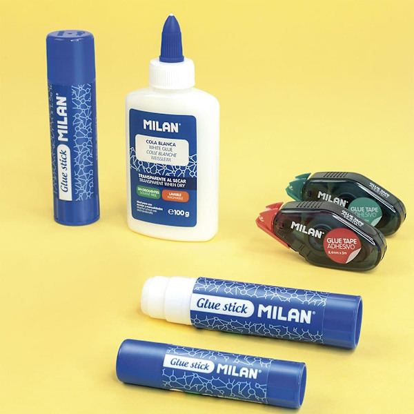 Milan Display Box 24 Mm X 5 M Lim Tejp 8.4 Mm X 5 M Durchsichtig