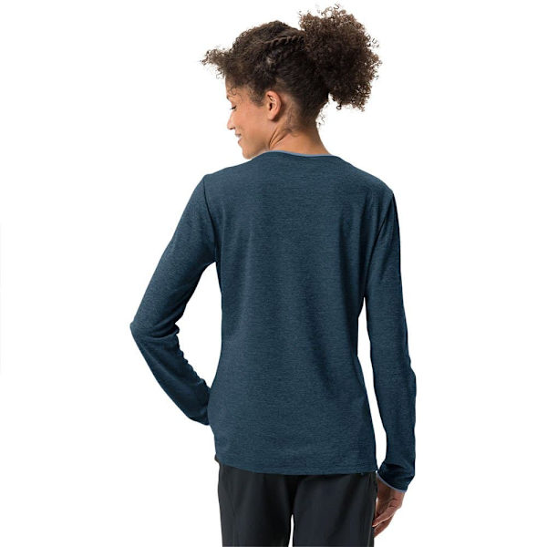 Vaude Essential T-shirt Med Lange ærmer Blå 46 Kvinde