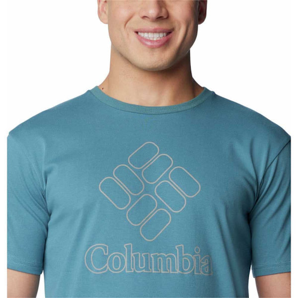 Columbia Kortärmad T-shirt Pacific Crossing™ Ii Blå S Man