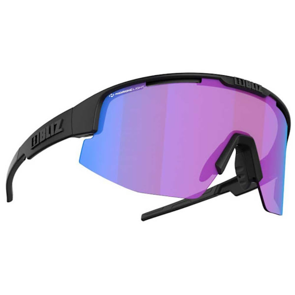 Bliz Solbriller Matrix S Nano Optics Nordic Light Sort Coral - Amber With Blue Multicoating/CAT1