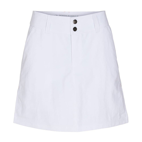 Sea Ranch Kort Kjol Sabrina Vit 2XL Kvinna