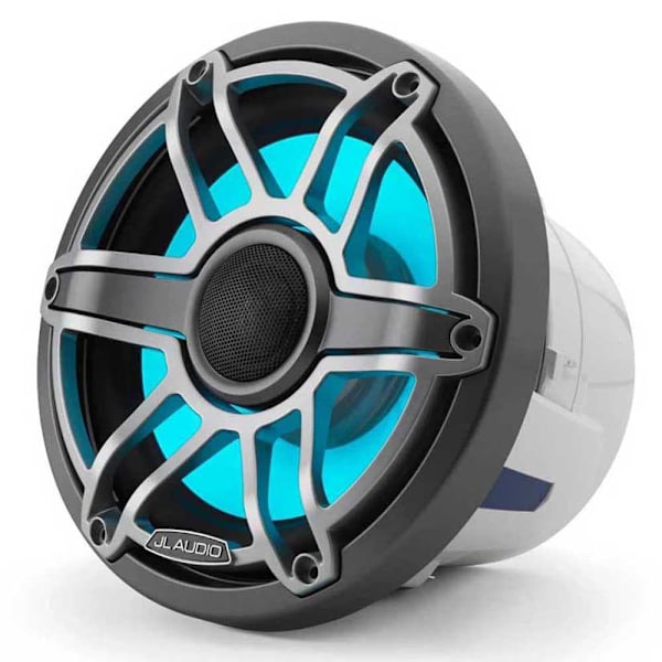 Jl Audio M M6-880x-s-gmti-i 6 Marin Koaxial Med Transflektiv Led Belysning Vit,Grå 125W