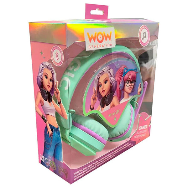 Wow Stuff Hörlurar Wow Generation Rosa