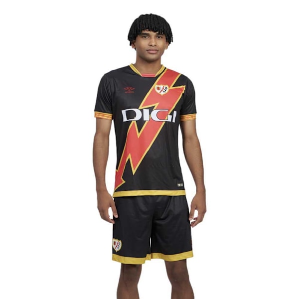 Umbro Lyhythihainen T-paita Away Rayo Vallecano Madrid 23/24 Musta M